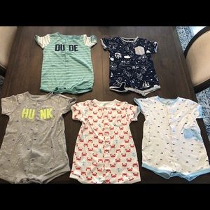 Carter’s size 24mo boys romper style pj’s